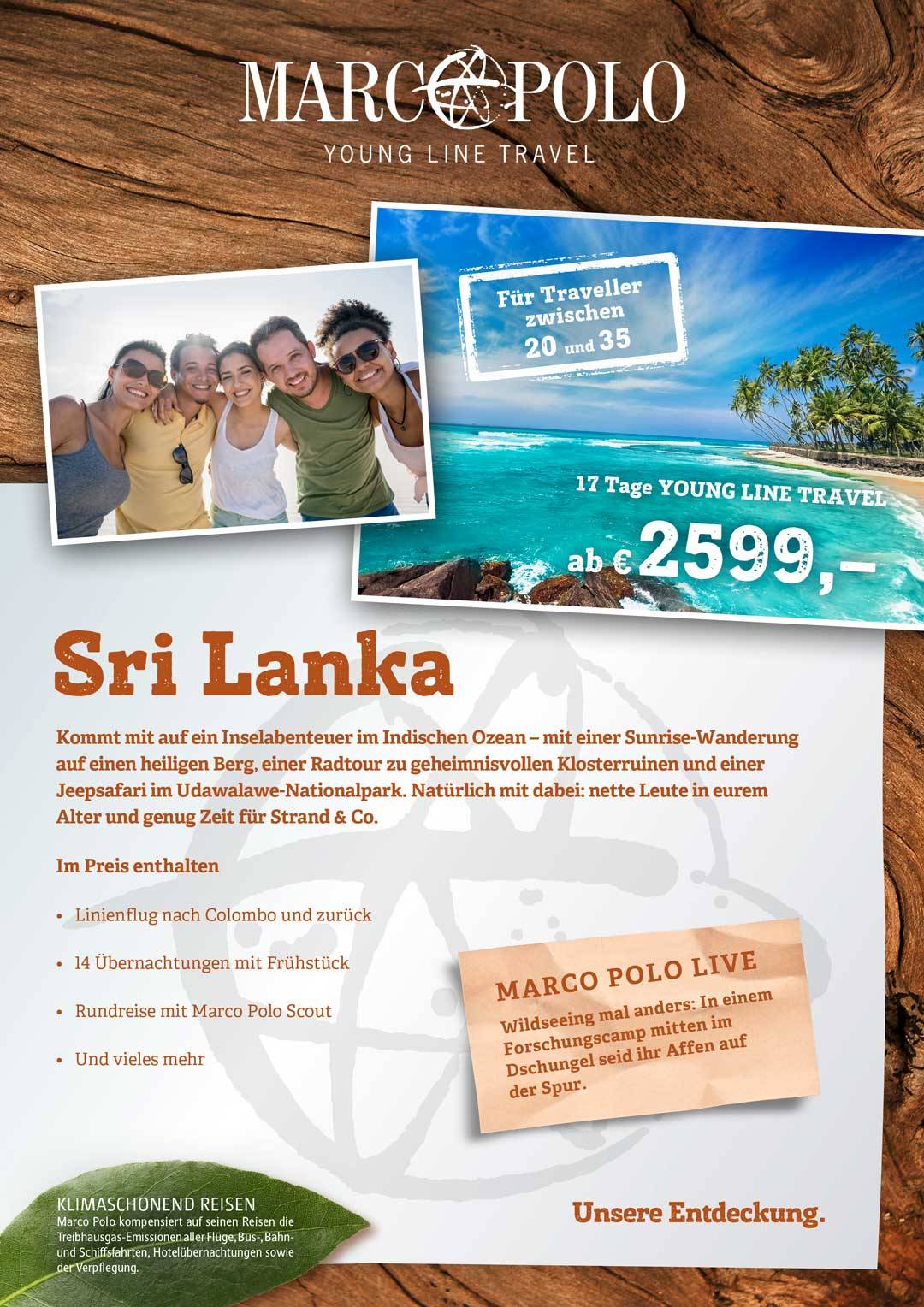 original YLT Angebotsblatt Messe 2024 Srilanka