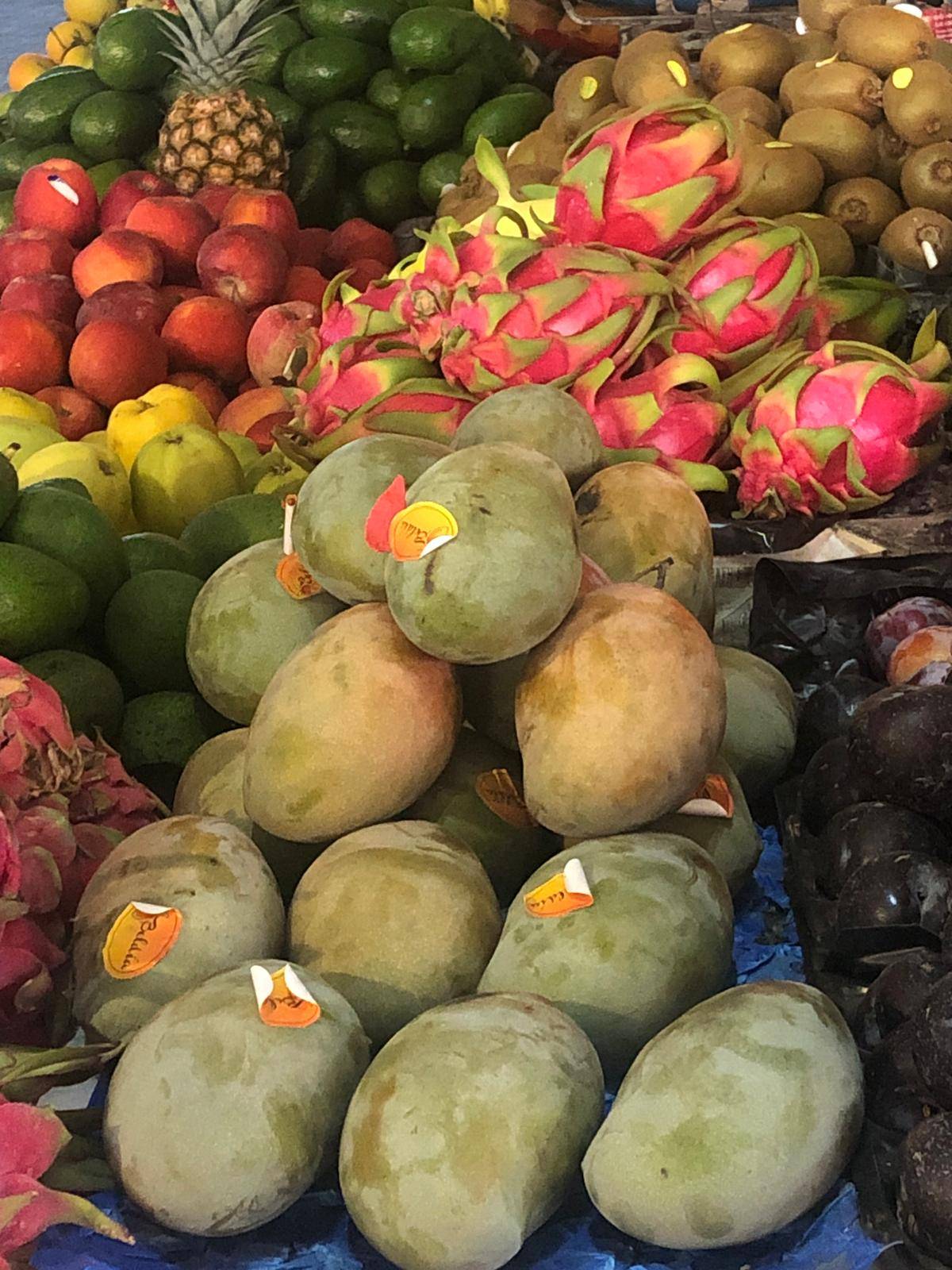 original Fr chte auf dem Souk von Agadir